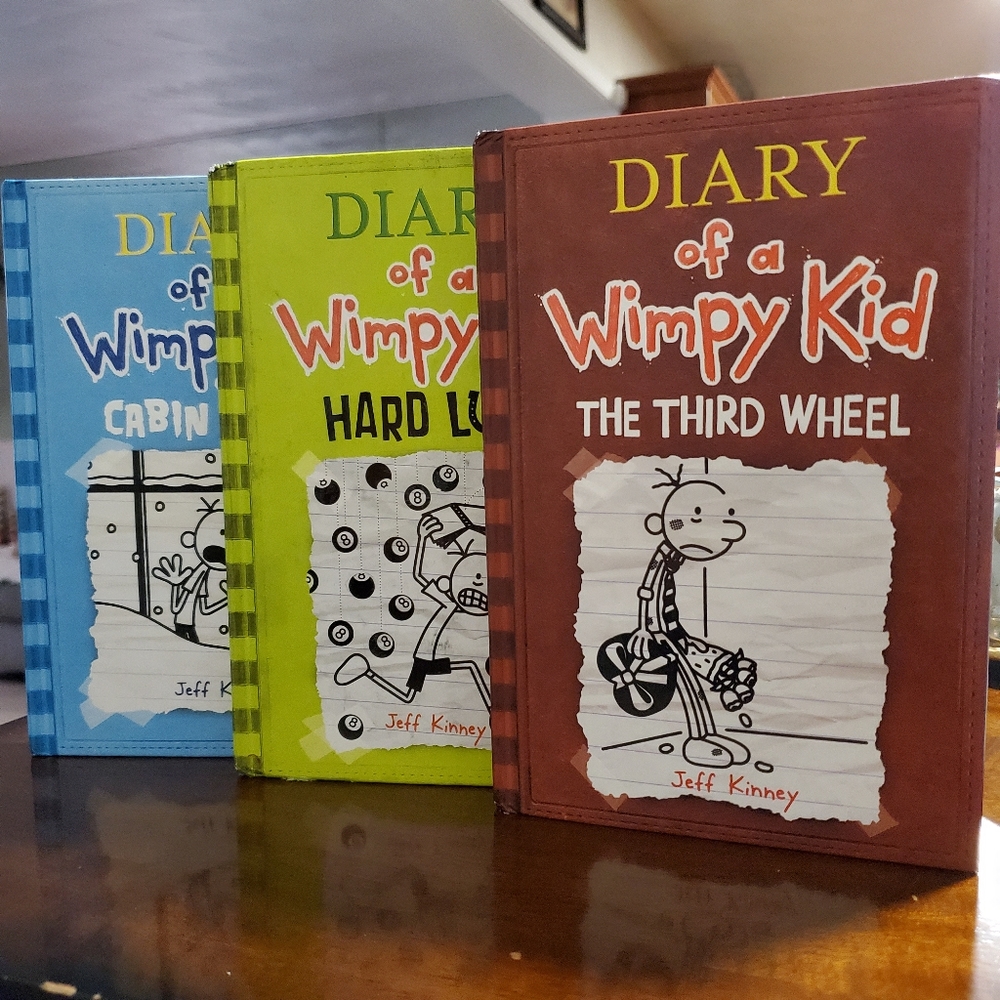 3 Diary of a Wimpy Kid Books